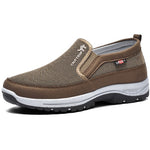 Shoes Mens Canvas Shoes Soft Bottom Casual Breathable Comfortable Slip-on Mens Cloth Shoes